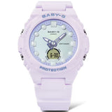 Casio Baby-G Digital Analog Shock Resistant Pink Resin Strap Women's Watch BGA-320FH-4ADR