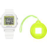 Casio Baby-G Plus Series Digital White Resin Strap Women's Watch BGD-10K-7DR-P