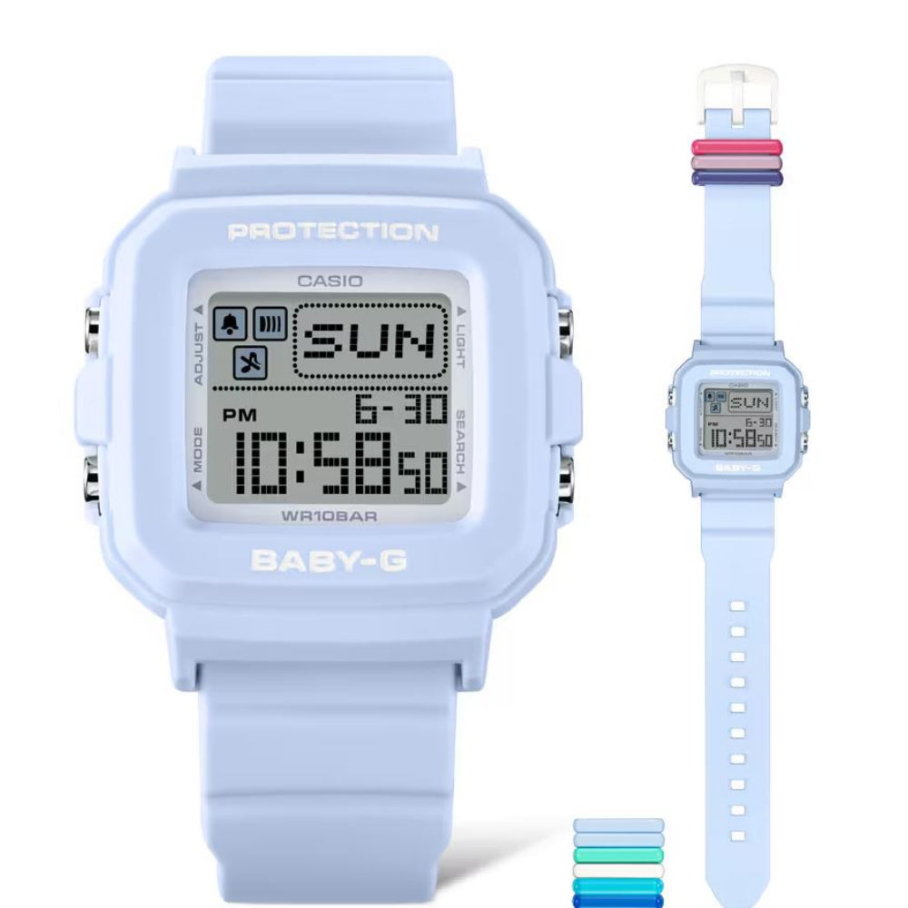 Casio Baby-G Digital Resin Strap Women Watch BGD-10L Series