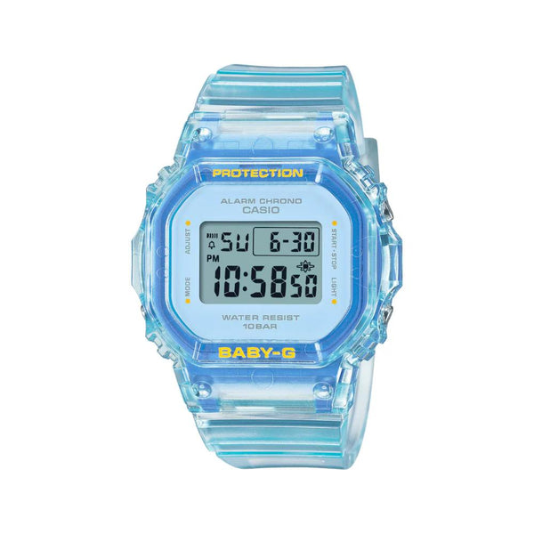 Casio Baby-G Lineup Translucent Blue Resin Band Women's Watch BGD-565SJ-2DR