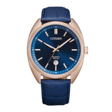 Citizen Blue Dial And Leather Strap Men Watch BI5093-01L