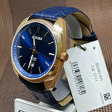 Citizen Blue Dial And Leather Strap Men Watch BI5093-01L