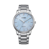 Citizen Eco-Drive Blue Dial Silver Stainless Steel Strap Men Watch BM6978-77L