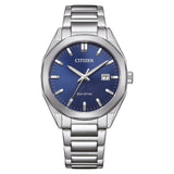 Citizen Eco-Drive Blue Dial Silver Stainless Steel Strap Men Watch BM7620-83L