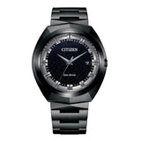 Citizen Eco-Drive Black Dial Stainless Steel Strap Men Watch BN1015-52E