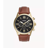 Fossil Flynn Chronograph Brown Leather Men's Watch BQ2261P