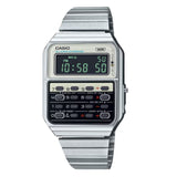 Casio General Digital Silver Stainless Steel Strap Men Watch CA-500WE-7BDF-P