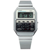 Casio General Digital Silver Stainless Steel Strap Men Watch CA-500WE-7BDF-P