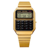 Casio General Digital Gold Stainless Steel Strap Unisex Watch CA-500WEG-1ADF-P