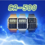 Casio General Digital Gold Stainless Steel Strap Unisex Watch CA-500WEG-1ADF-P