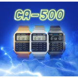 Casio General Digital Black Resin Strap Unisex Watch CA-500WEGG-1BDF