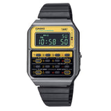 Casio General Digital Black Stainless Steel Strap Men Watch CA-500WEGG-9BDF-P