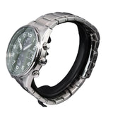 Citizen Eco-Drive Green Dial Silver Stainless Steel Strap Men Watch CA0770-72X