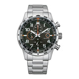 Citizen Eco-Drive Black Dial Silver Stainless Steel Strap Men Watch CA0790-83E