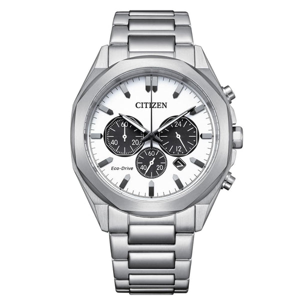 Citizen Eco-Drive Silver Stainless Steel Strap Men Watch CA4590-81A