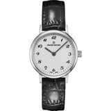 CLAUDE BERNARD CB20215-3-BB BLACK LEATHER MEN'S WATCH