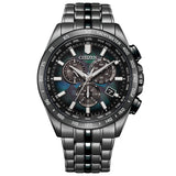 Citizen Collection Limited Edition GMT World Time Gray Stainless Steel Strap Men Watch CB5878-56E