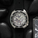 Stellar Slate - CWH Date Display Stainless Steel Rubber Strap Diver’s Watch CH-MOD-M12