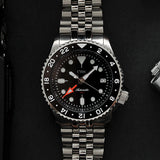 The Raven - CWH Collective GMT Date Display Silver Stainless Steel Men’s Automatic Watch CH-MOD-M22