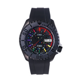 Chromatic Pulse - CWH Black Silicone Strap Men Watch CH-MOD-M37