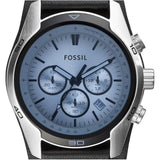 Fossil Coachman Chronograph Black Leather Watch CH2564P