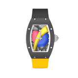 Cronus Art Rainbow Series Black Yellow Watch CM003-04C