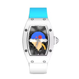 Cronus Art Dreams Series White Blue Watch CM003-05B