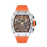 Cronus Art The Time Tunnel Series Limited Edition Hermes Orange Watch CM08-018