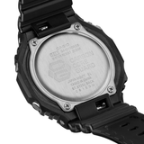 Casio G-Shock Black Glossy Resin Strap 200 Meter World Time Watch GA-2100RGB-1ADR