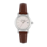 Mathey-Tissot City Leather Collection Stainless Steel Women's Watch