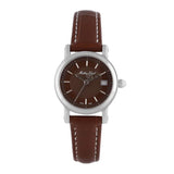 Mathey-Tissot City Leather Collection Stainless Steel Women's Watch