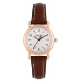 Mathey-Tissot City Leather Collection Stainless Steel Women's Watch