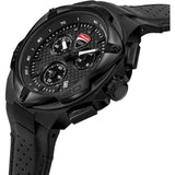 Ducati Corse Chronograph Black Dial Leather Strap Men Watch DTWGC2019003