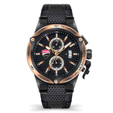 Ducati Corse Chronograph Black Dial Leather Strap Men Watch DTWGC2019103