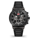 Ducati Corse Chronograph Black Dial Leather Strap Men Watch DTWGF2019201