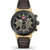 Ducati Corse Chronograph Black Dial Brown Leather Strap Men Watch DTWGF2019202