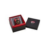 Ducati Corse Chronograph Black Dial Brown Leather Strap Men Watch DTWGF2019202