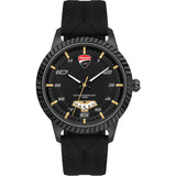 Ducati Corse Black Dial Silicone Strap Men Watch DTWGN2019504