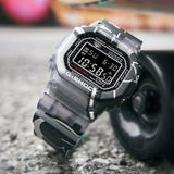 Casio Baby-G Digital Gray Resin Strap Men Watch DW-5000SS-1DR