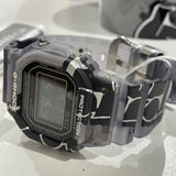 Casio Baby-G Digital Gray Resin Strap Men Watch DW-5000SS-1DR