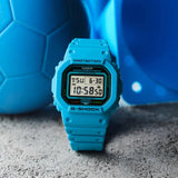 Casio G-Shock 5600 Series Digital Blue Resin Strap Men's Watch DW-5600EP-2DR-P