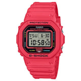 Casio G-Shock 5600 Series Digital Red Resin Strap Men's Watch DW-5600EP-4DR-P