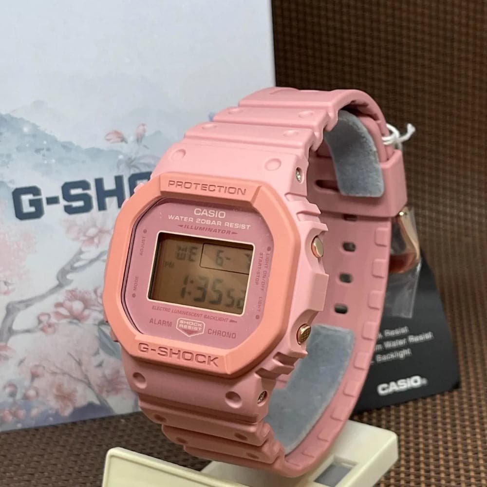 Casio G Shock Digital Pink Resin Strap Women Watch Dw 5610sl 4a4dr P H2 Hub 6162