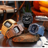 Casio G-Shock Digital Brown Resin Strap Men Watch DW-5700PT-5DR