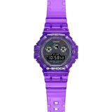 Casio G-Shock Digital Purple Transparent Resin Strap Unisex Watch DW-5900JT-6DR-P