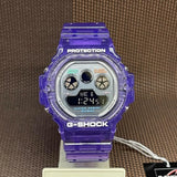 Casio G-Shock Digital Purple Transparent Resin Strap Unisex Watch DW-5900JT-6DR