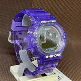 Casio G-Shock Digital Purple Transparent Resin Strap Unisex Watch DW-5900JT-6DR