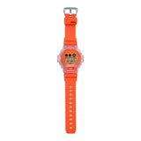 Casio G-Shock Digital Orange Resin Strap Unisex Watch DW-6900GL-4DR