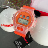 Casio G-Shock Digital Orange Resin Strap Unisex Watch DW-6900GL-4DR