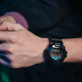 Casio G-Shock Virtual Rainbow Black Resin Strap Men's Watch DW-6900RGB-1DR-P